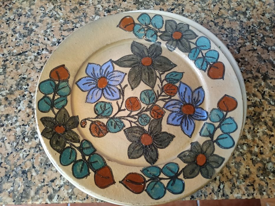 Conjunto 10 pratos ornamentação