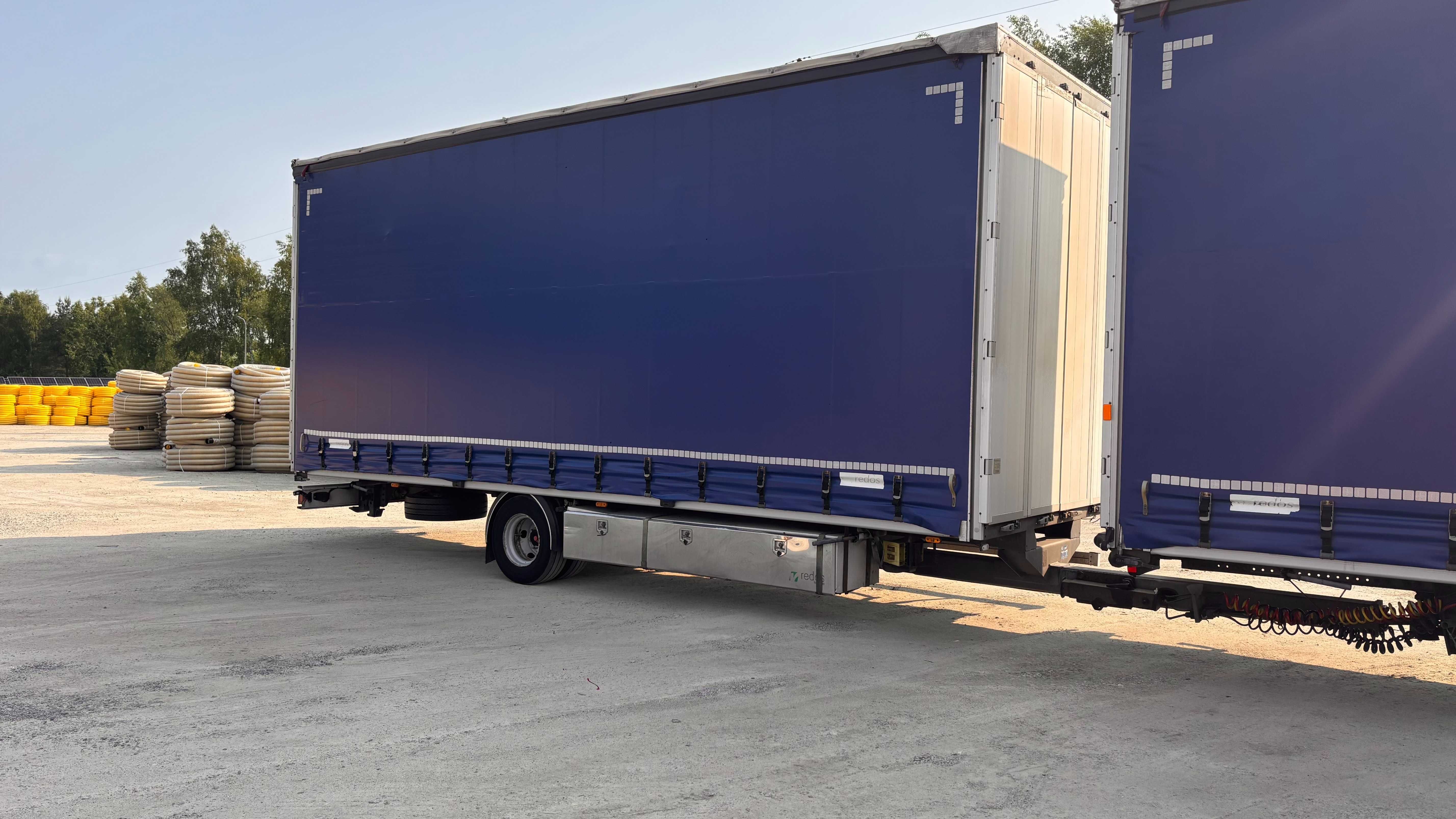 Man TGL 12.250 Firana, otwierany dach, Zestaw