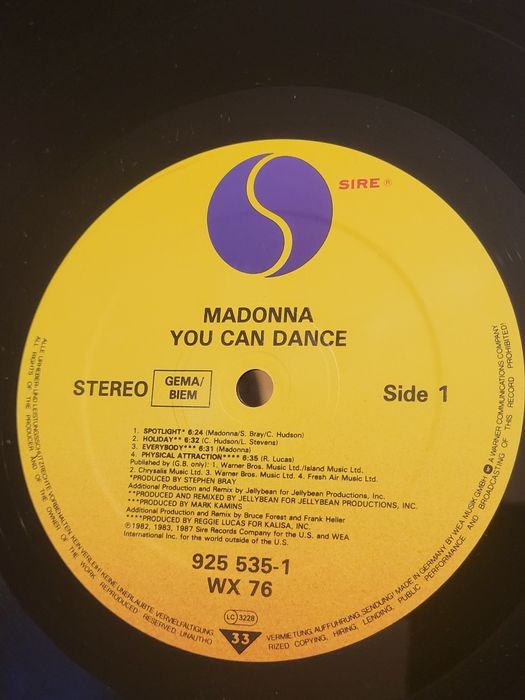 Płyta winylowa LP MADONNA You Can Dance 1987r