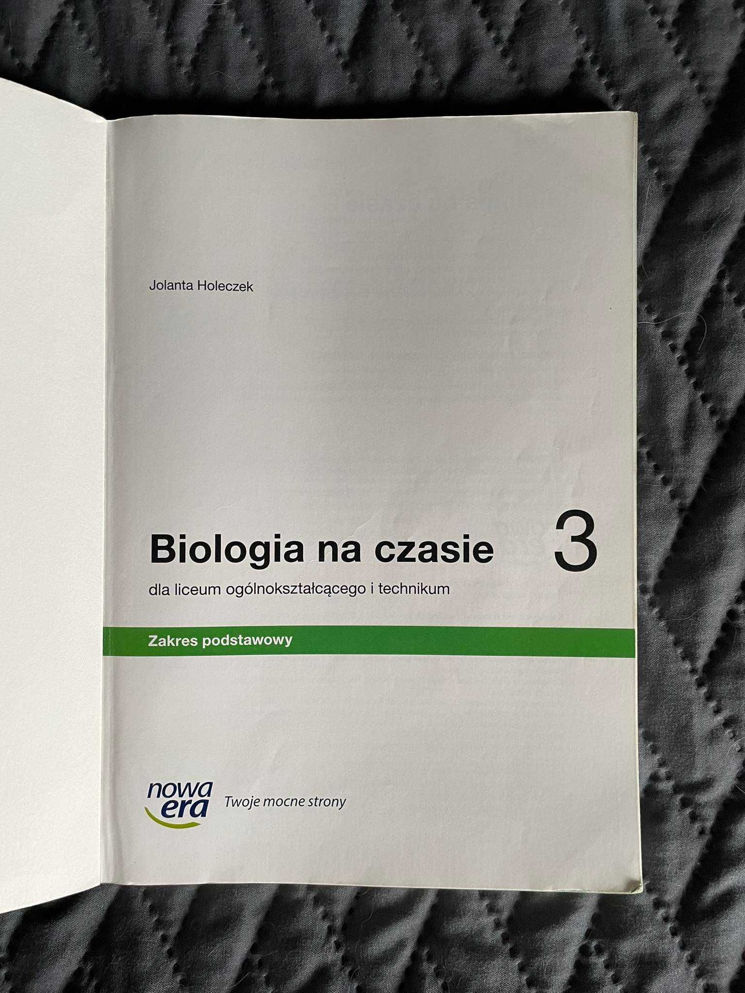 Biologia na czasie 3 dla liceum i technikum poziom podstawowy