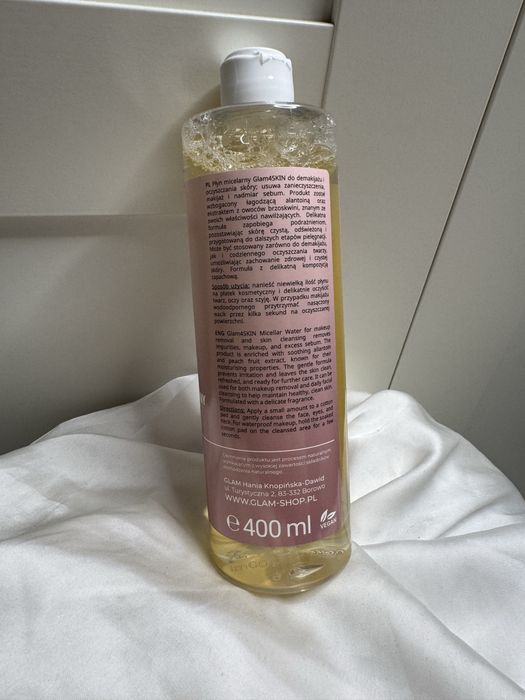 Glam 4 skin płyn micelarny glam shop 400ml