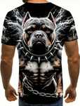 Koszulka 3D Pitbull