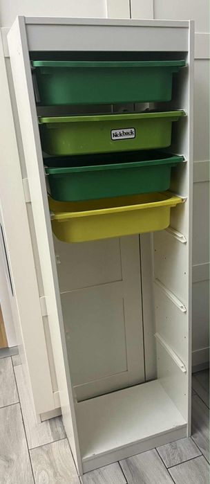 Ragał z pojemnikami trofast ikea