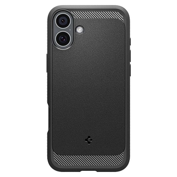 Etui Spigen Rugged Armor MagSafe do iPhone 16 - czarne