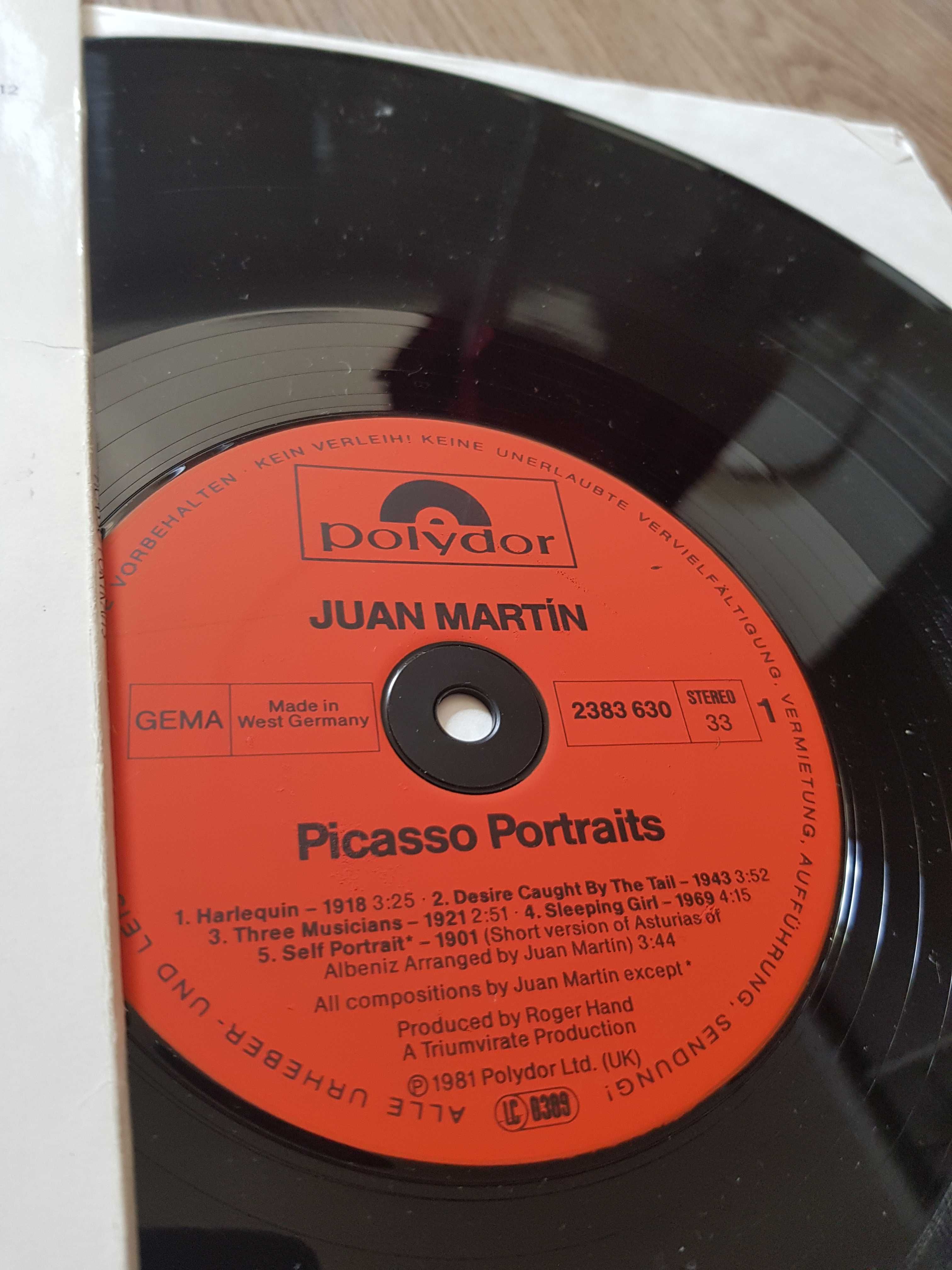 Juan Martín – Picasso Portraits LP*1814