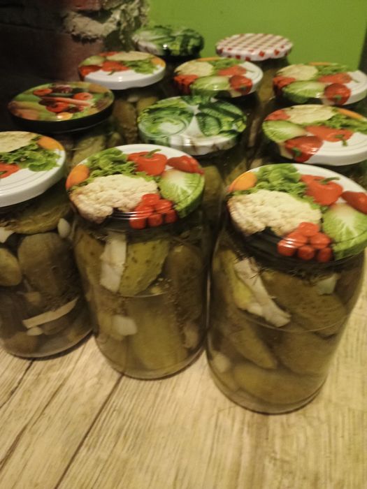 Ogórki kiszone 0,9l.