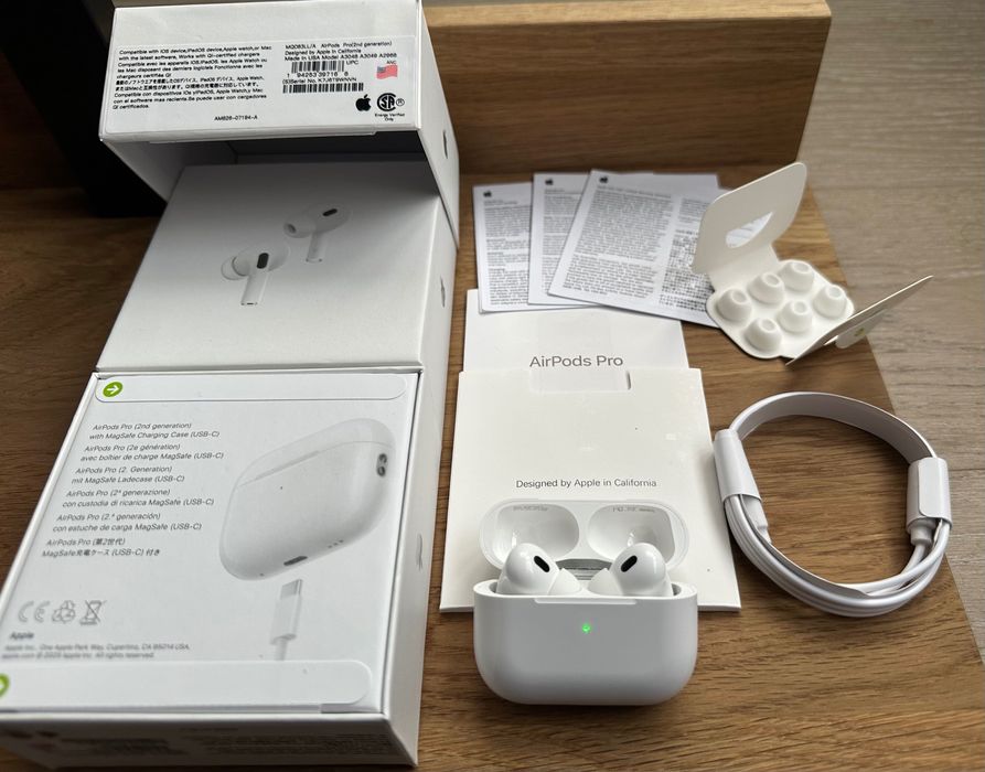 Навушники AirPods Pro 2+Чохол+Ремінець в ПОДАРУНОК.РОЗПРОЖАЖА!!