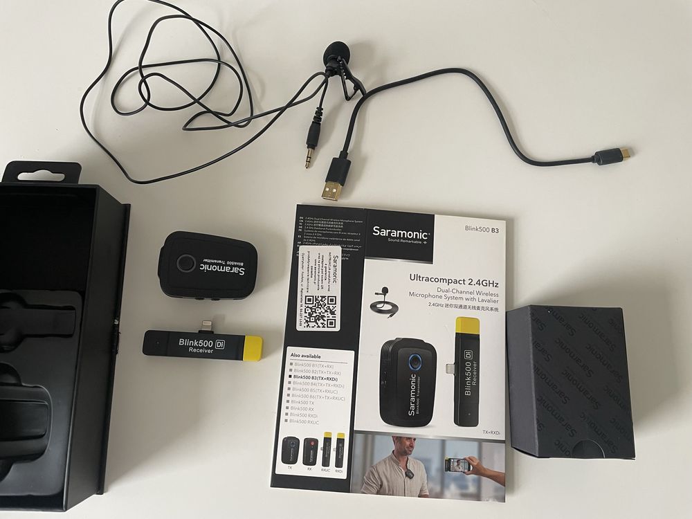Bezprzewodowy mikrofon Saramonic Blink500 B3 (RXDI + TX)