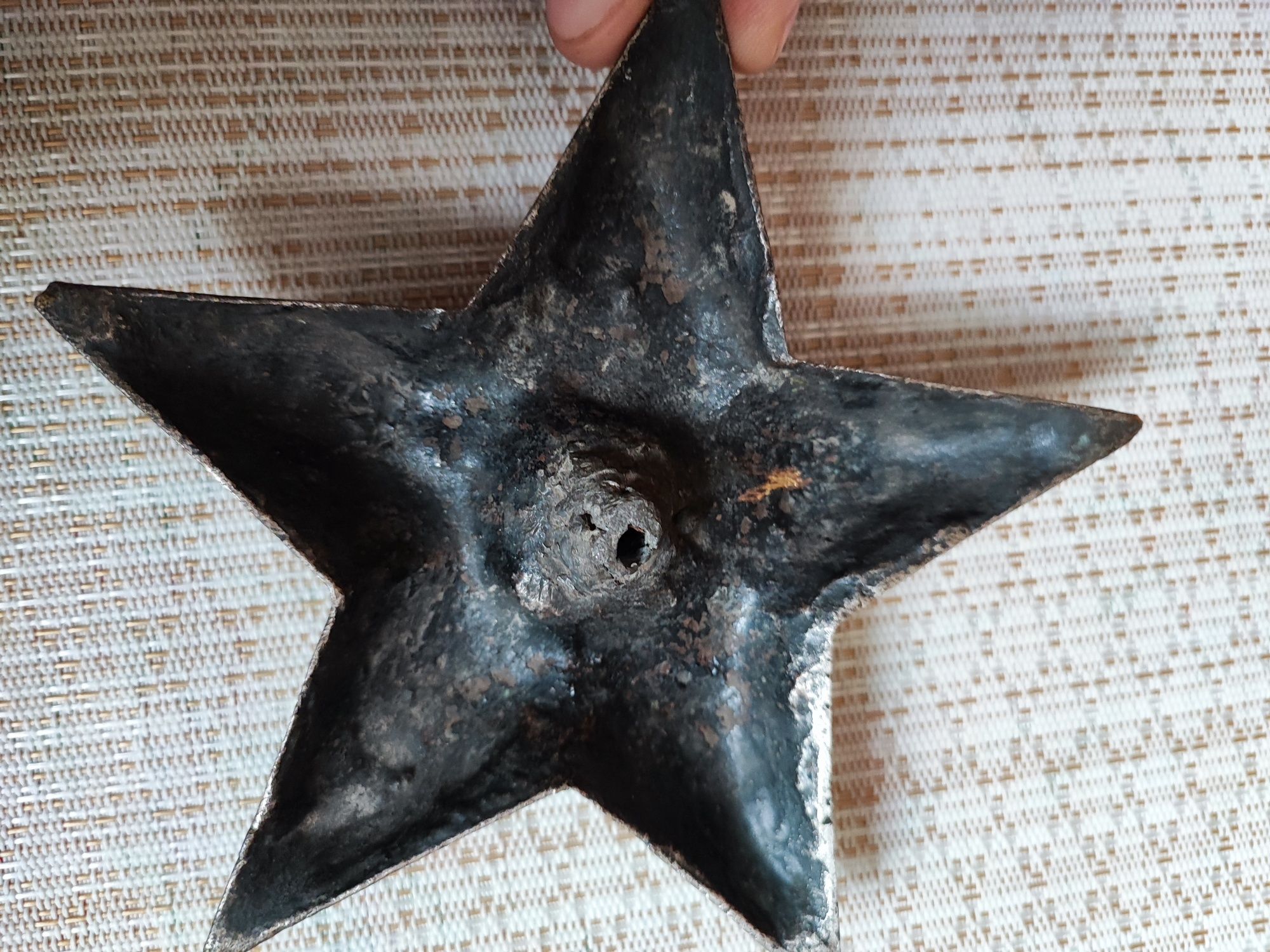 Stara gwiazda radziecka PRL prawdopodobnie mosiądz galwanizowany