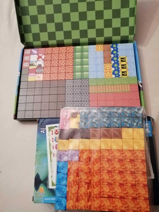 300 szt klocki magnetyczne Minecraft konstrukcyjne super Mario miecz