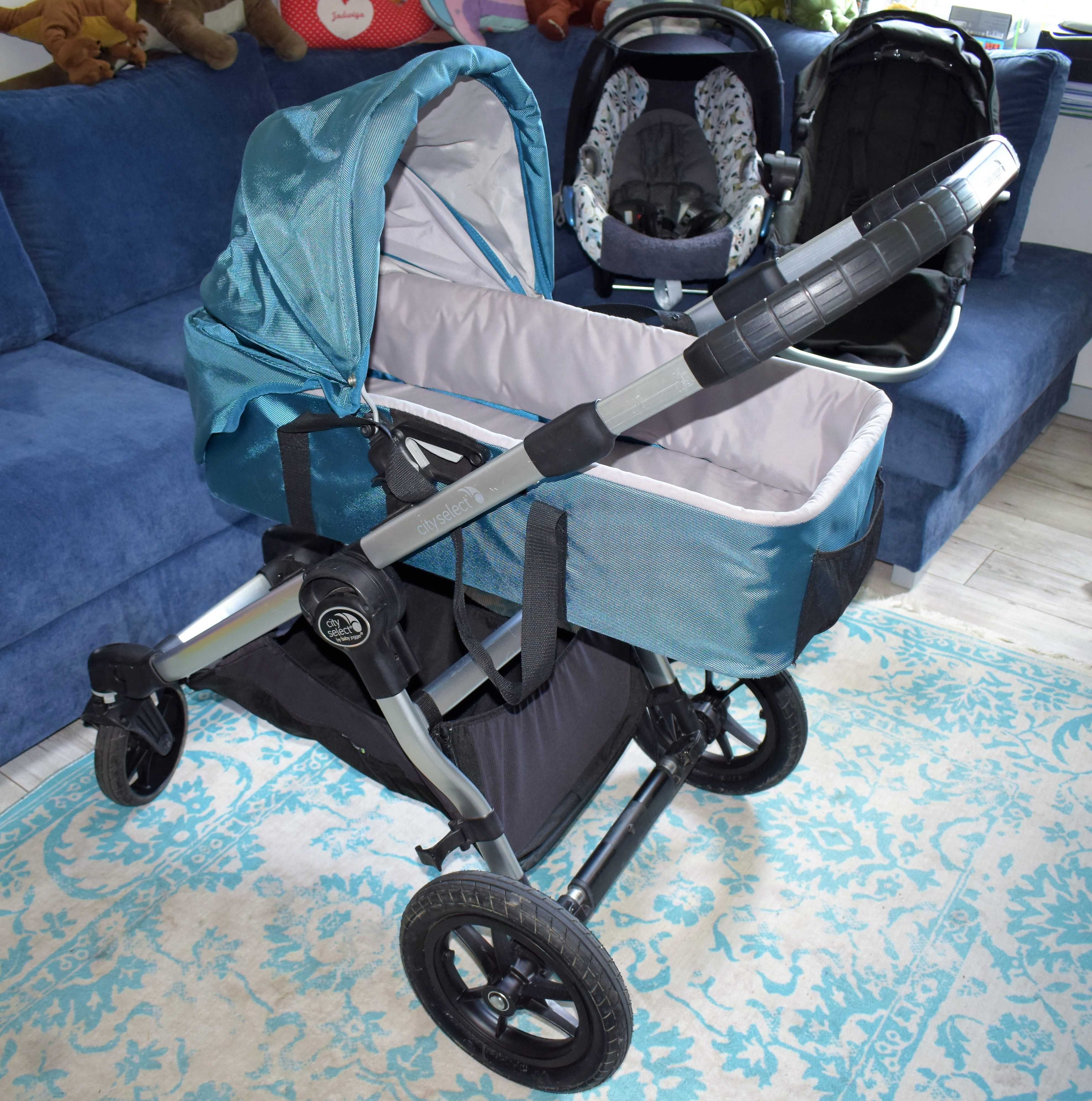 Baby jogger City Select 3w1 wózek wielof. gondola spacerówka nosidełko