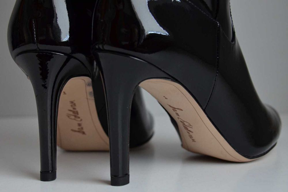 WYJĄTKOWE lakierowane kozaki SZPILKI Sam Edelman Olencia SEXY 39