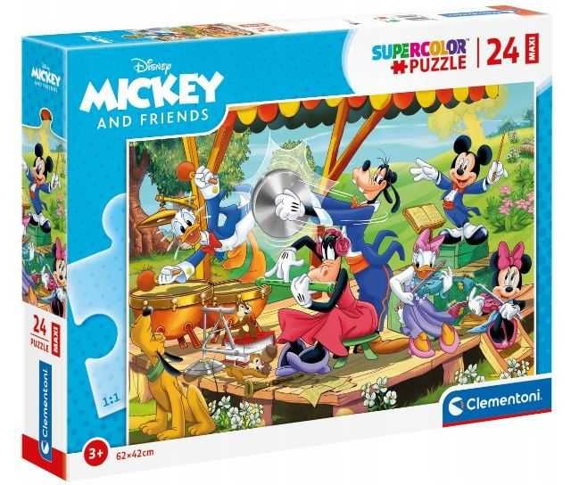 Nowe! Puzzle 24el. Maxi Mickey and Friends