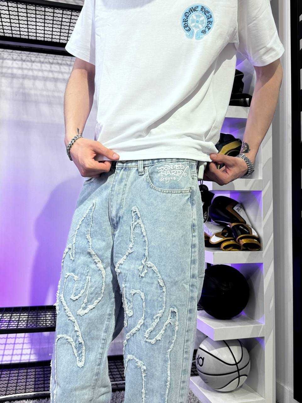 Джинси блакитні Ed Hardy Jeans