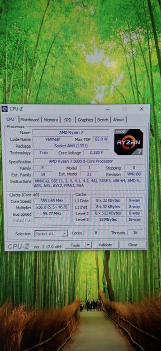 Ryzen 7 5800 RTX 3080