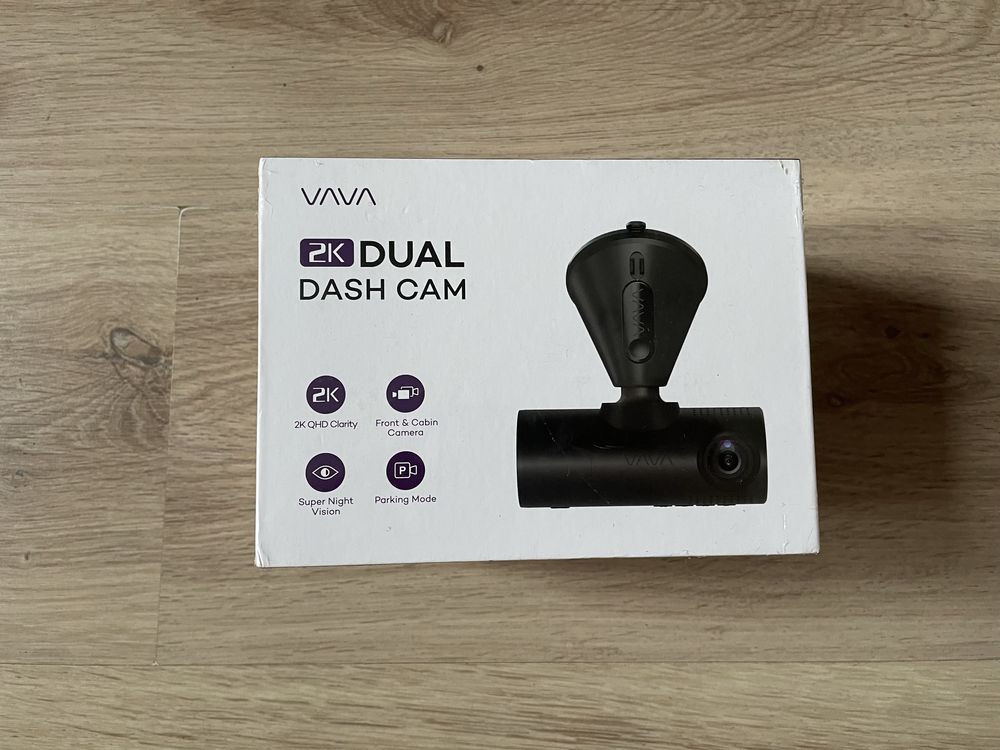 Відеореєстратор VAVA VA-VD009 2K Dual Dash Cam Новий з США