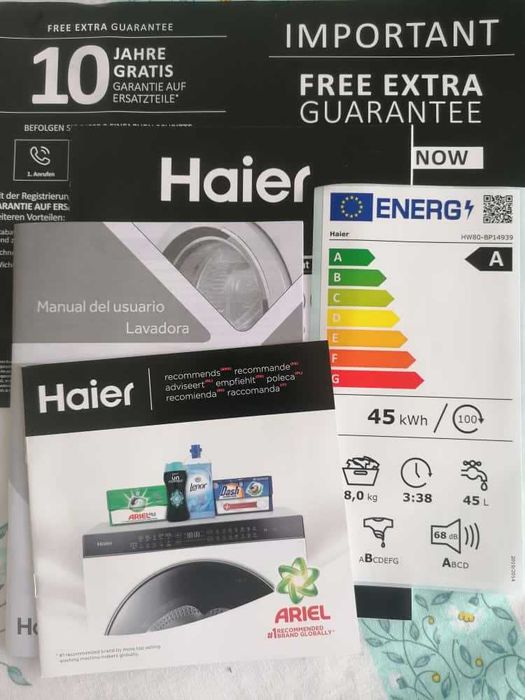 Máquina de Lavar roupa HAIER 8kg