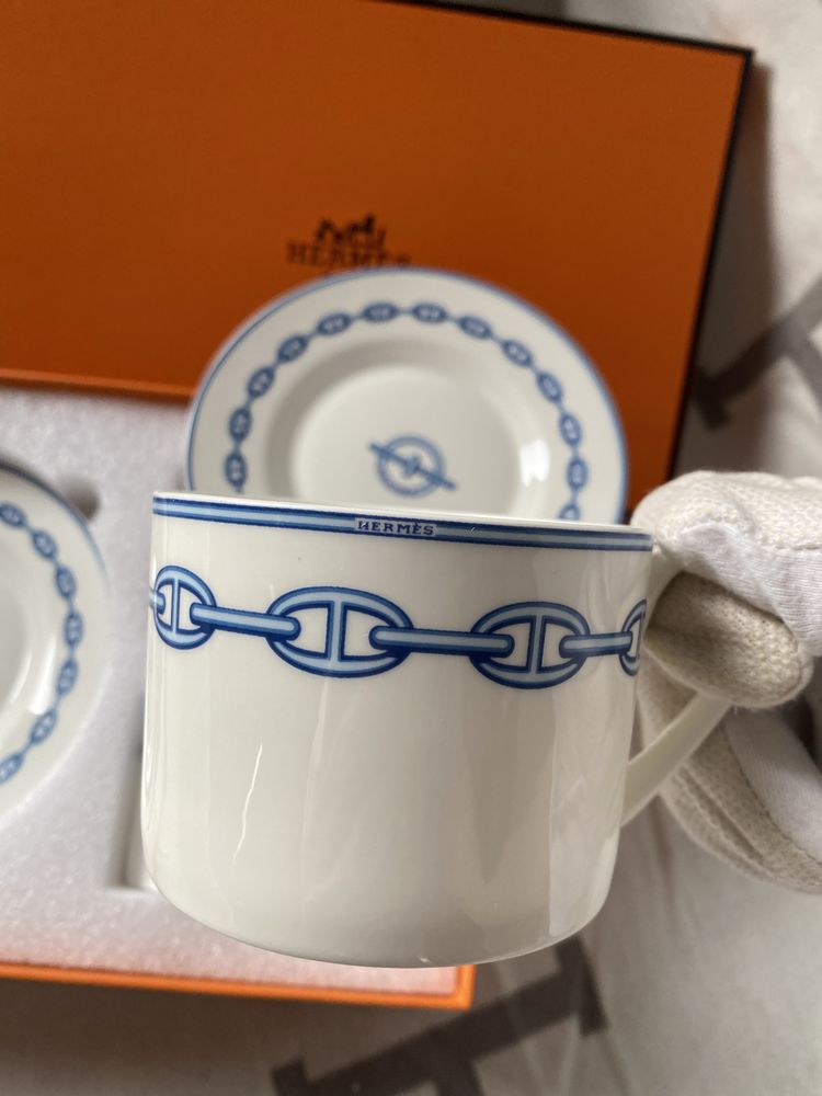 Набір Hermes Chaine d'Ancre для чаю та кави
