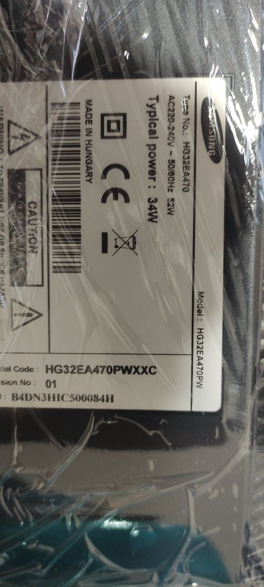 TV LCD r (Não é Smart)  Samsung  HG32EA470PW  32"/ 81.3 cm