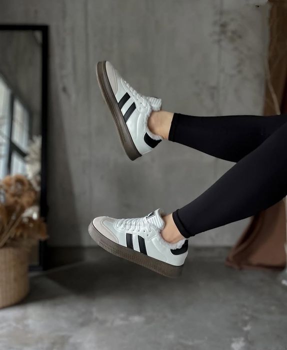 37 38 39р.Білі зимові кеди .Натур.пресс шкіра.Шкіряні кросівки