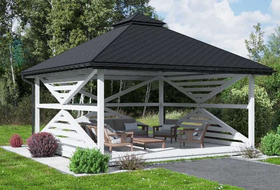 ALTANKA 4x4 altana 4x4 altany 400x400 altana 5x5 wiata 5x5 taras A18X