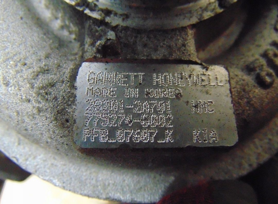 Turbina sprężarka Hyundai Kia OE 28201-2a701 turbo