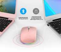 Беспроводная мышка с RGB подсветкой Bluetooth 5.0 аккумуляторная