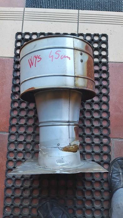 Wywietrznik cylindryczny średnica 160mm, kominek dachowy