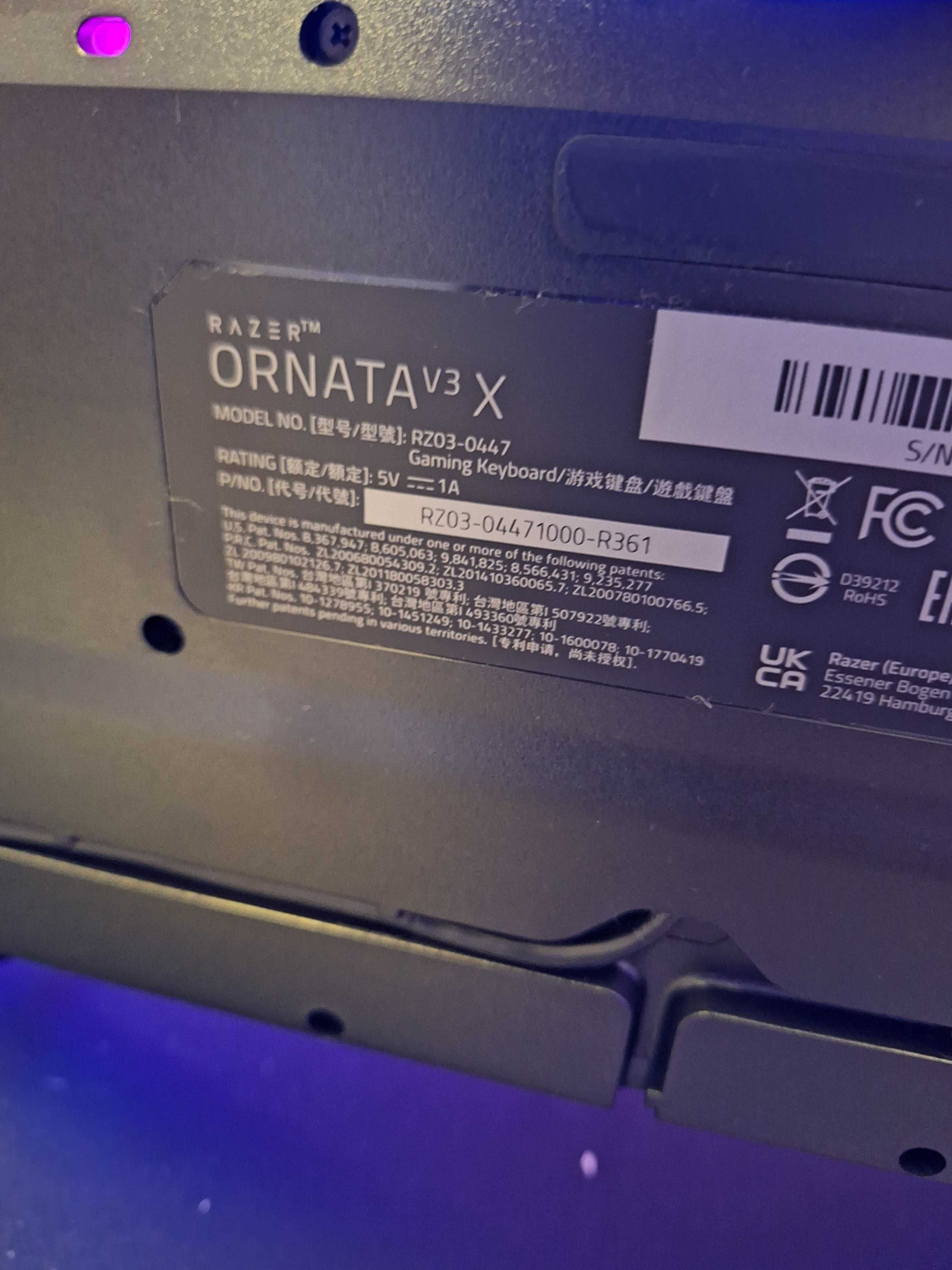 Teclado Gaming - Teclado Razer Ornata V3 X RGB PT