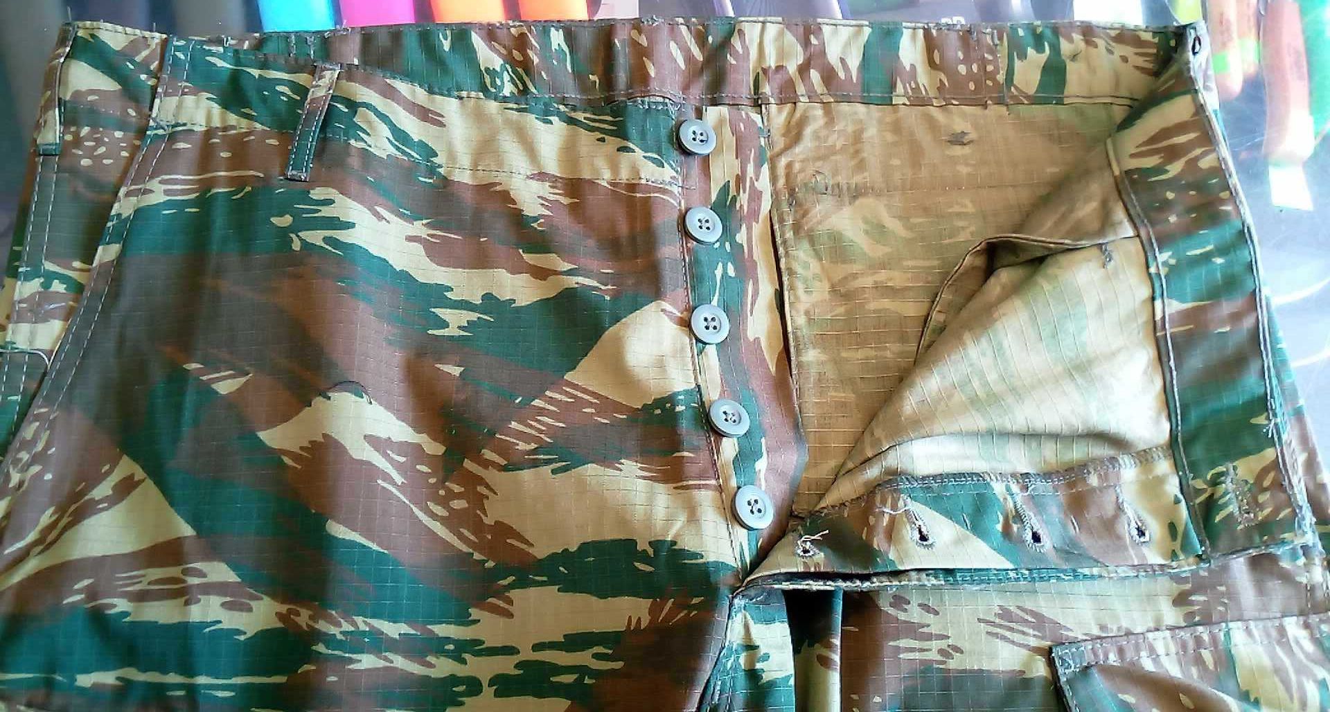 Spodnie Armia Grecja Lizard Camo r.XL pas110  Nowe