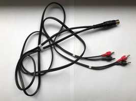 Kabel audio przewód 2+2 cinch /wtyk męski 5 pin