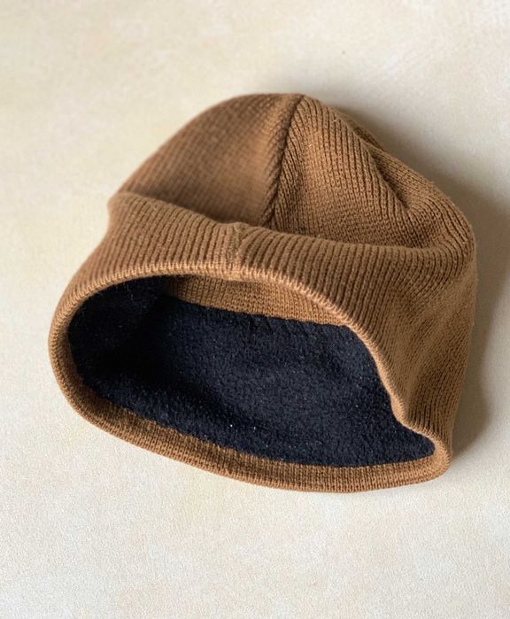 Теплая коричневая детская шапка Scotland division