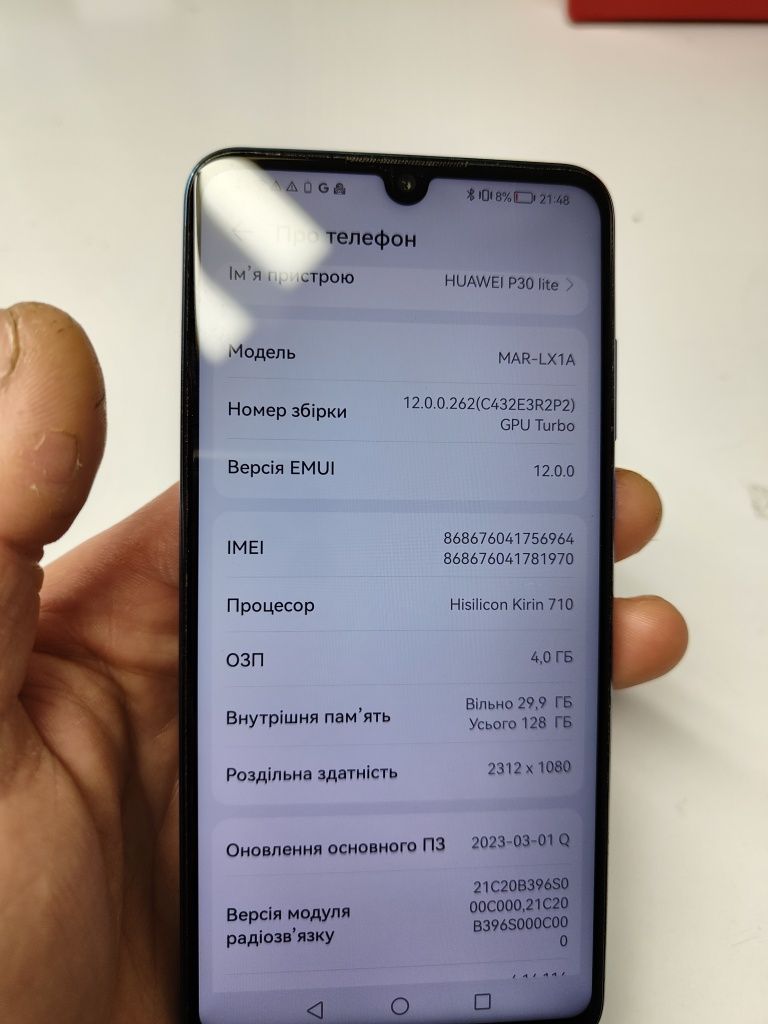 Смартфон huawei p30 lite