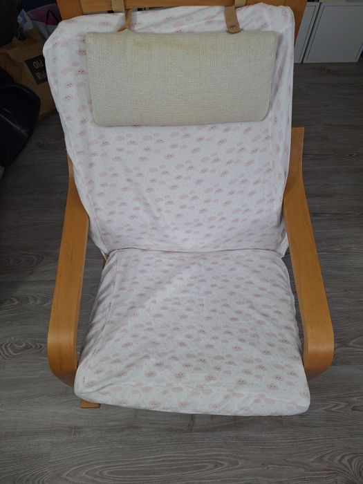 Conjunto cama, trocador e cadeira