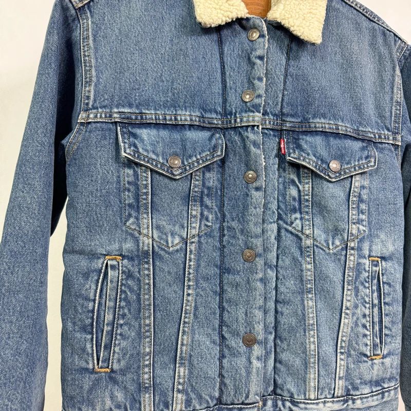 Kurtka jeansowa bez kaptura katana sherpa Levis