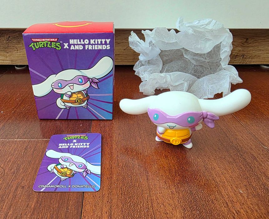 4 Brinquedos Teenage Mutant Ninja Turtles x Hello Kitty and Friends
