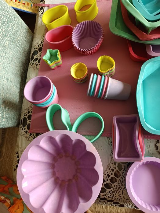 Moldes de silicone cozinha vários  pastelaria doce tamanhos e formas e
