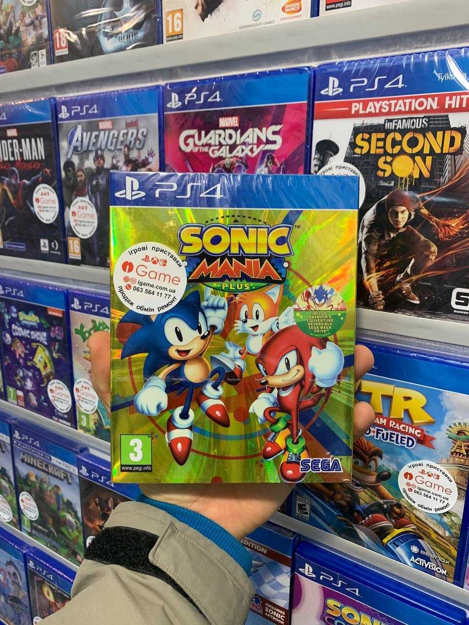 Sonic Mania, Соник Ps4, Ps5 igame