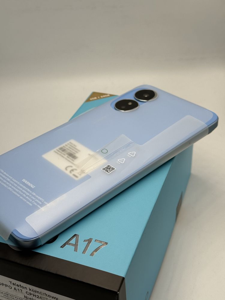 Oppo A17 Blue 4/64gb Piotrkowska 136 w bramie 549zl