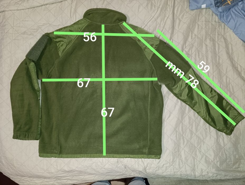 Флисова куртка костюма утеплювача армії ВСУ XL/R і S/2XL