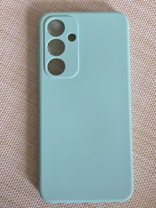 Wtiu silikonowe do Samsunga S24 FE kolor mietowy