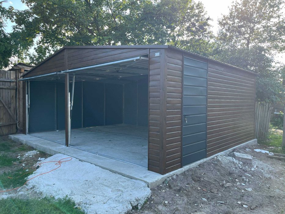 Garaż blaszany 4x6 Profil