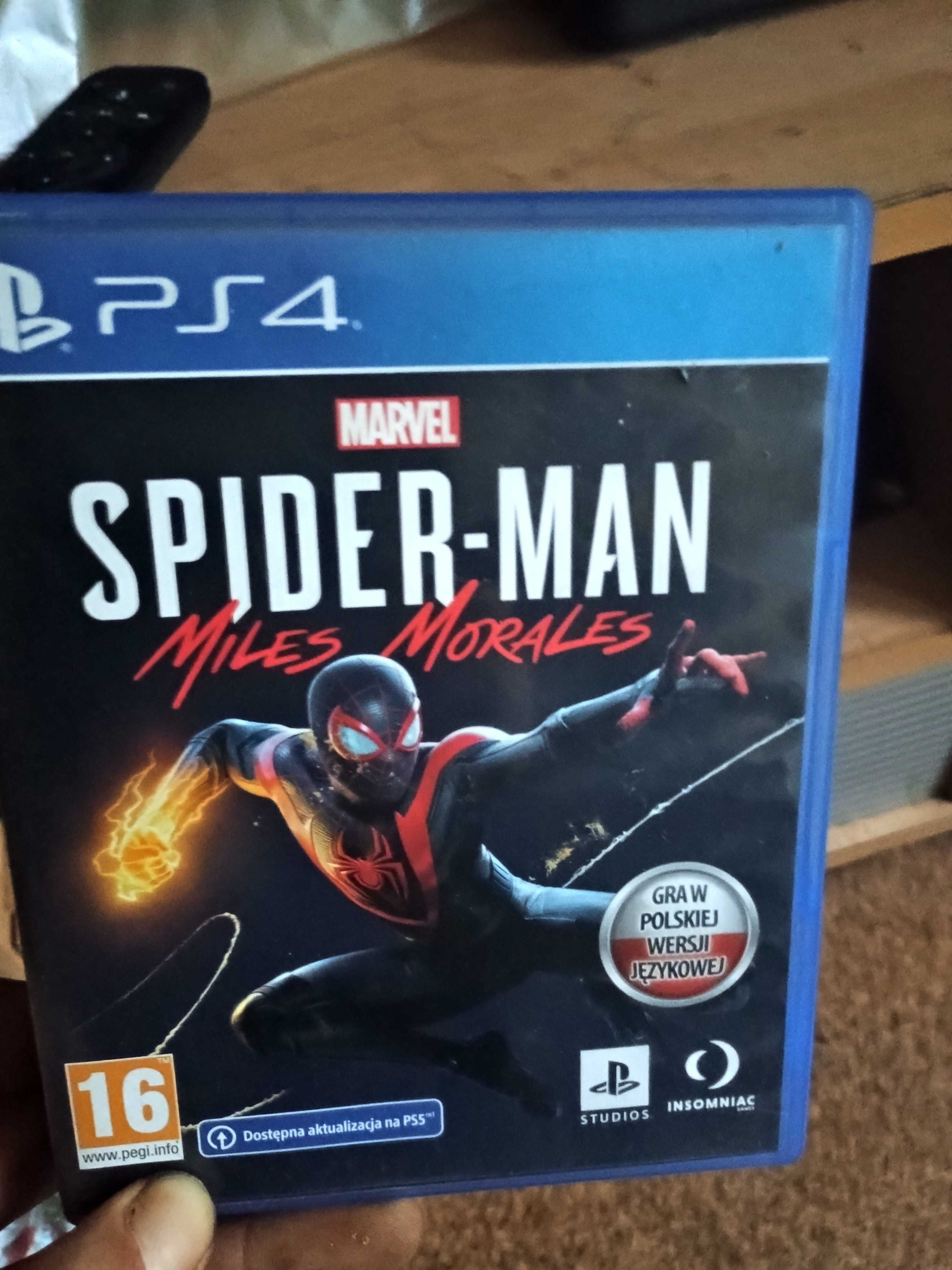 Sprzedam dwie gry na ps 4 spider-man: miles morales i horizon west .