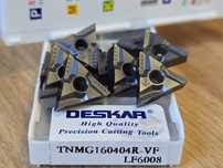 Płytki tokarskie wieloostrzowe Deskar TNMG 160404R-VF LF6008