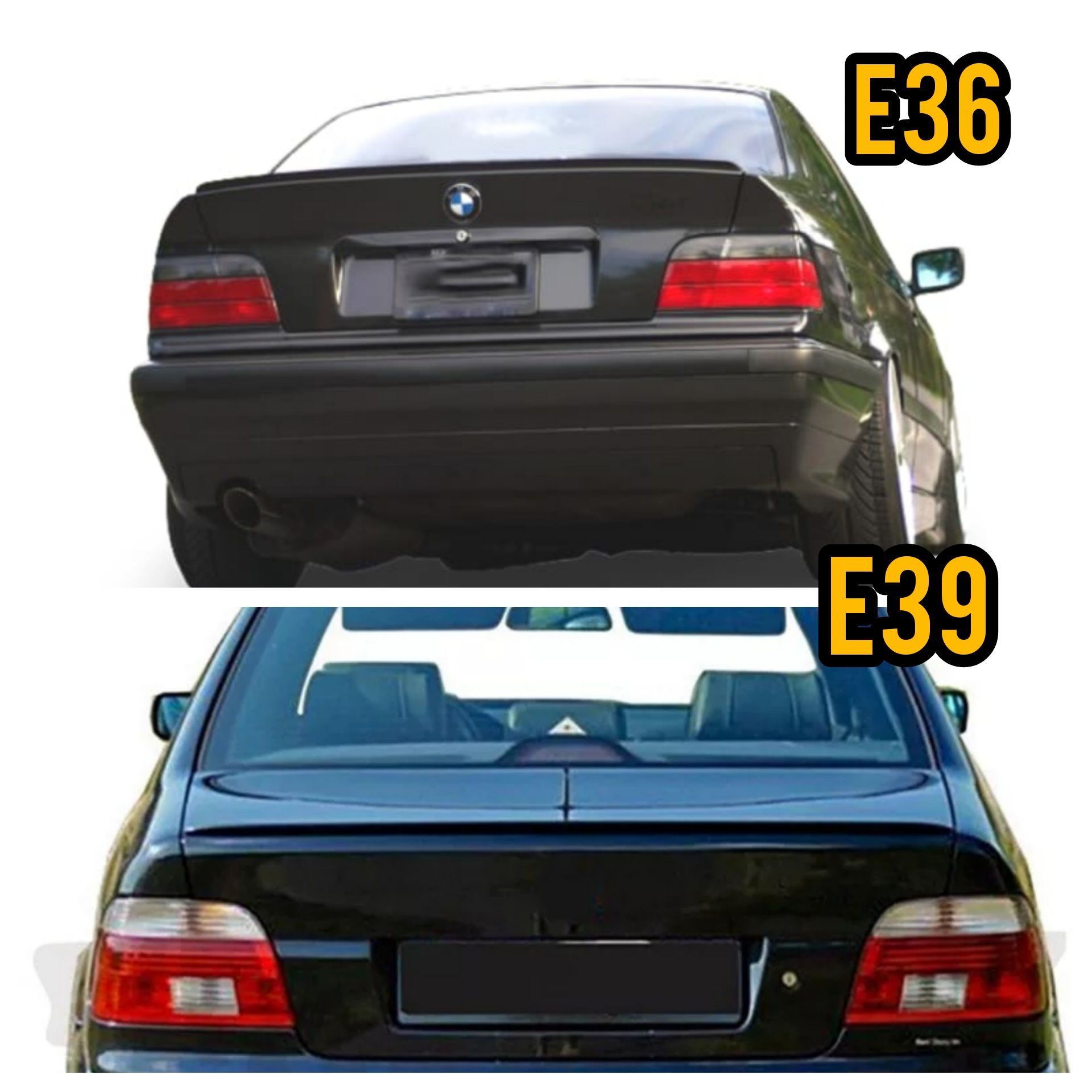 Aileron / Lip de Mala LOOK M BMW E36 / E39 - Novo