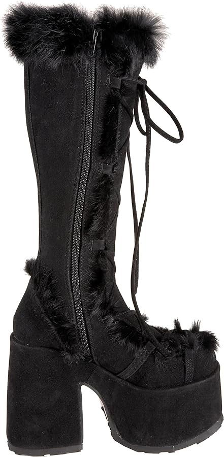 чоботи замшеві чорні Demonia Camel-311 38 на платформі жіночі нові