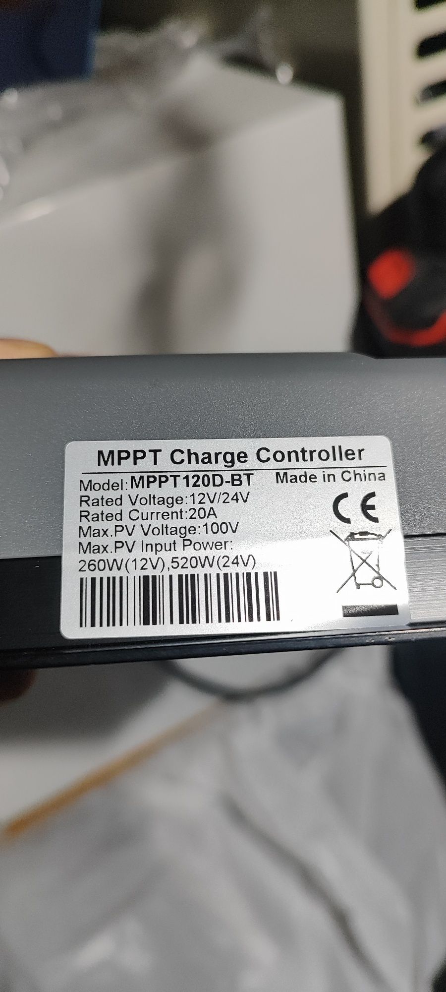 Mppt 120 D BT 12/24v   solar controller контролер заряду сонячних пане