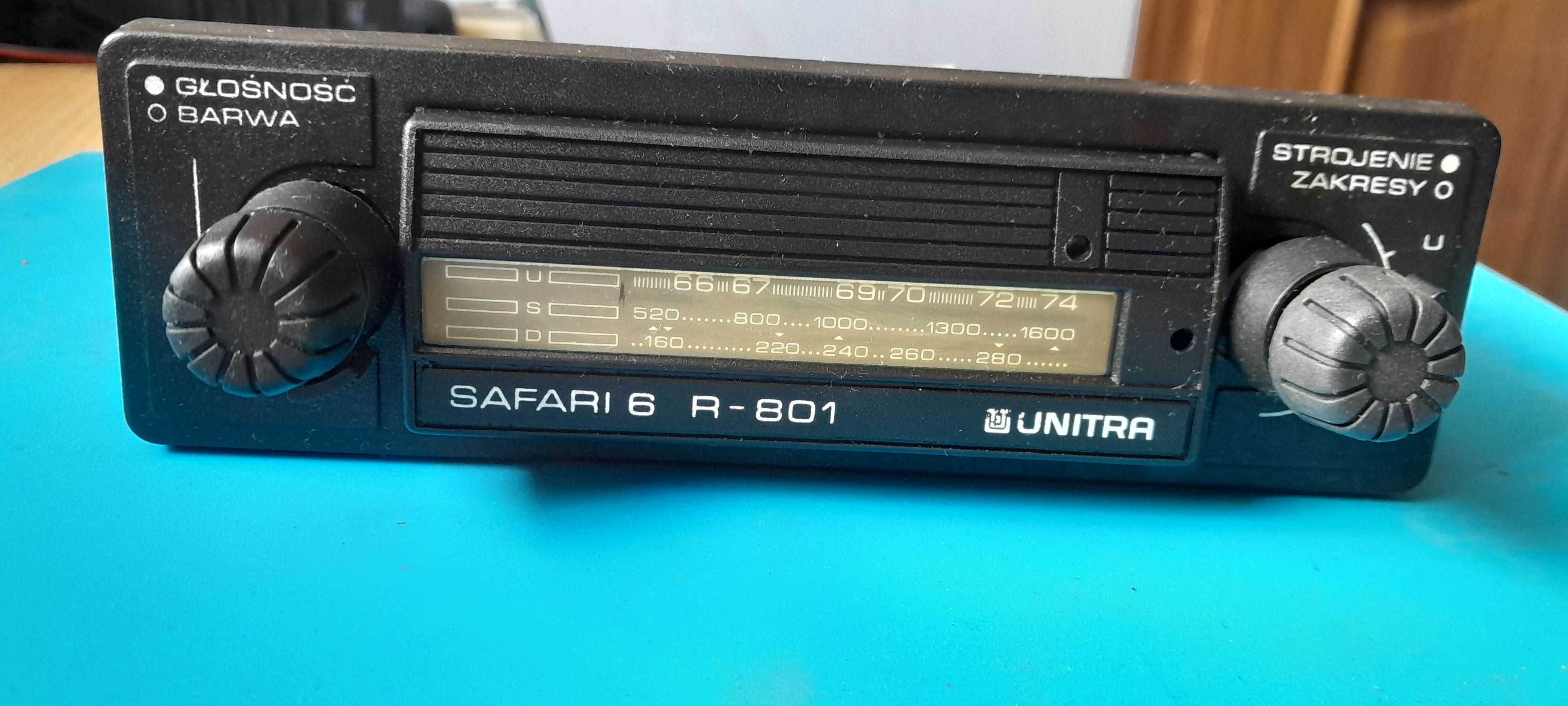 UNITRA DIORA SAFARI 6 R-801 - przestrojone