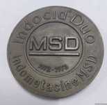 Antiga Medalha em Bronze do Laboratório Merck Sharp e Dome