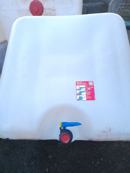 Wkład 1000l Zbiornik kontener Wkłady Pojemnik Mauzer ibc Beczka